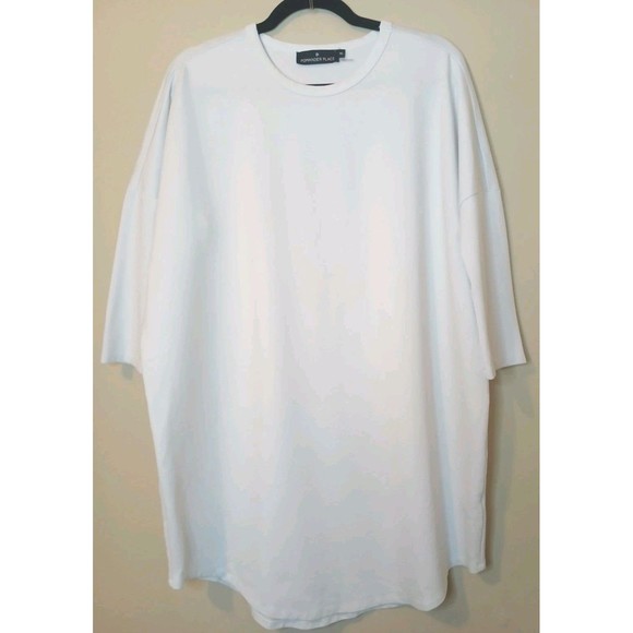 Tuckernuck Dress Sz M/L Pomander Place White Sue Sweatshirt Relaxed Casual Beach - Picture 2 of 13